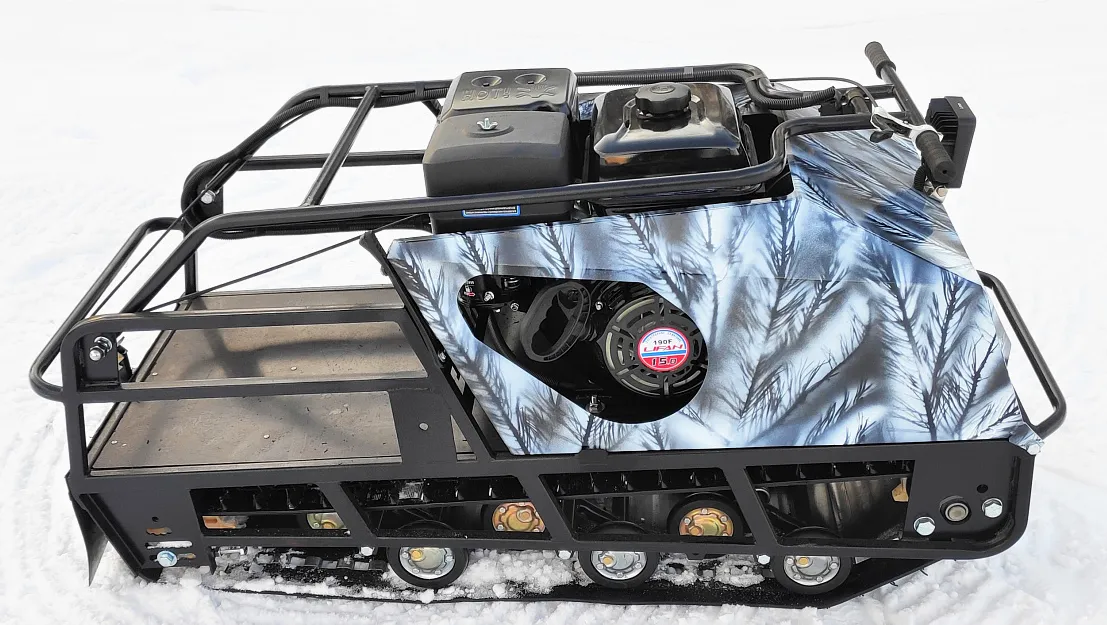 Мотобуксировщик Irondog (Железная собака) M500 15 л.с. Камуфляж Охотник